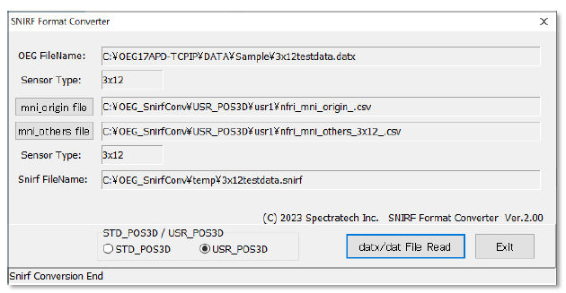 Spectratech OEG-SNIRF Converter